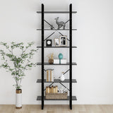 NNEVL High Cabinet Grey 80x30x210 cm Chipboard