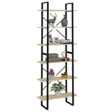 NNEVL High Cabinet Sonoma Oak 80x30x210 cm Chipboard
