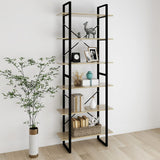NNEVL High Cabinet Sonoma Oak 80x30x210 cm Chipboard