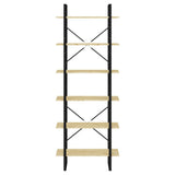 NNEVL High Cabinet 80x30x210 cm Solid Pine Wood