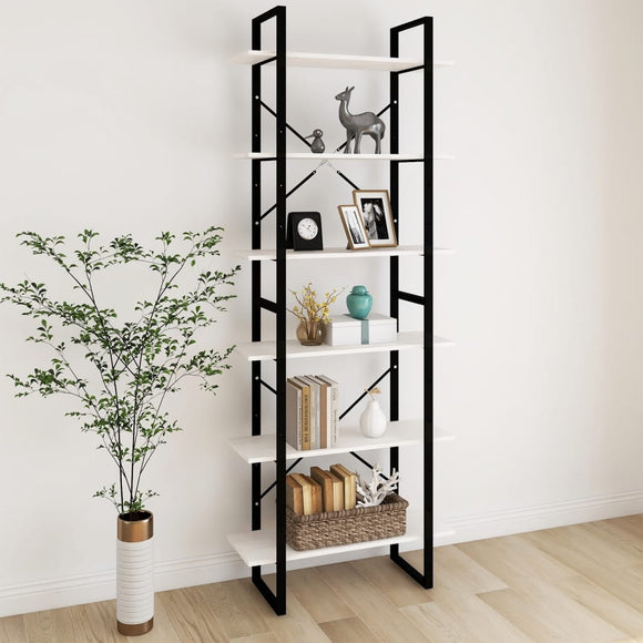 NNEVL High Cabinet White 80x30x210 cm Solid Pine Wood