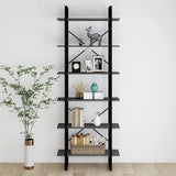 NNEVL High Cabinet Grey 80x30x210 cm Solid Pine Wood