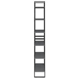 NNEVL High Cabinet Grey 80x30x210 cm Solid Pine Wood