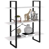 NNEVL Book Cabinet White 100x30x105 cm Chipboard