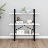 NNEVL Book Cabinet White 100x30x105 cm Chipboard