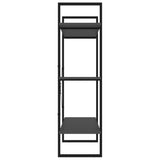 NNEVL Book Cabinet Grey 100x30x105 cm Chipboard