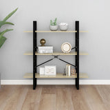 NNEVL Book Cabinet Sonoma Oak 100x30x105 cm Chipboard