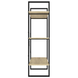 NNEVL Book Cabinet Sonoma Oak 100x30x105 cm Chipboard
