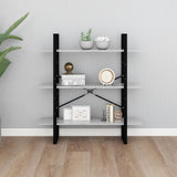 NNEVL Book Cabinet Concrete Grey 100x30x105 cm Chipboard