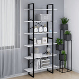 NNEVL High Cabinet White 100x30x210 cm Chipboard