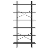 NNEVL High Cabinet Grey 100x30x210 cm Chipboard