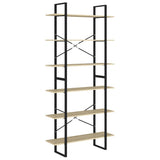 NNEVL High Cabinet Sonoma Oak 100x30x210 cm Chipboard