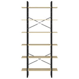 NNEVL High Cabinet Sonoma Oak 100x30x210 cm Chipboard
