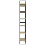 NNEVL High Cabinet Sonoma Oak 100x30x210 cm Chipboard