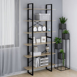 NNEVL High Cabinet Sonoma Oak 100x30x210 cm Chipboard