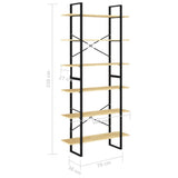 NNEVL High Cabinet 100x30x210 cm Solid Pine Wood