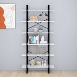 NNEVL High Cabinet White 100x30x210 cm Solid Pine Wood