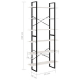 NNEVL High Cabinet White 100x30x210 cm Solid Pine Wood