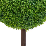NNEVL Artificial Boxwood Plant with Pot Ball Shaped Green 50 cm