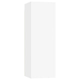 NNEVL 5 Piece TV Cabinet Set White Chipboard