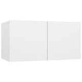 NNEVL 5 Piece TV Cabinet Set White Chipboard