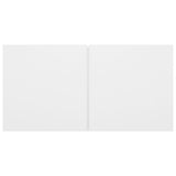NNEVL 10 Piece TV Cabinet Set White Chipboard