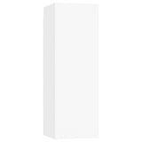 NNEVL 10 Piece TV Cabinet Set White Chipboard