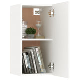 NNEVL 3 Piece TV Cabinet Set White Chipboard