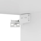 NNEVL 3 Piece TV Cabinet Set White Chipboard