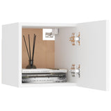 NNEVL 6 Piece TV Cabinet Set White Chipboard