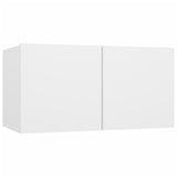 NNEVL 6 Piece TV Cabinet Set White Chipboard
