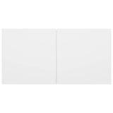 NNEVL 6 Piece TV Cabinet Set White Chipboard