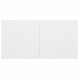 NNEVL 8 Piece TV Cabinet Set White Chipboard