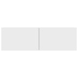 NNEVL TV Cabinets 3 pcs White Engineered Wood