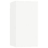 NNEVL 8 Piece TV Cabinet Set White Chipboard