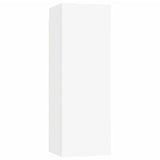 NNEVL 7 Piece TV Cabinet Set White Chipboard