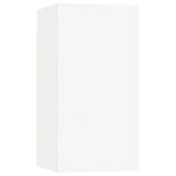 NNEVL 10 Piece TV Cabinet Set White Chipboard