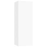 NNEVL 9 Piece TV Cabinet Set White Engineered Wood
