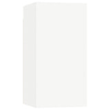 NNEVL 9 Piece TV Cabinet Set White Engineered Wood