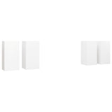 NNEVL TV Cabinets 4 pcs White 30.5x30x60 cm Chipboard