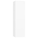 NNEVL TV Cabinets 4 pcs White 30.5x30x110 cm Chipboard
