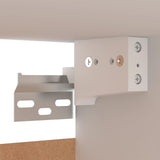 NNEVL TV Cabinets 7 pcs White 30.5x30x60 cm Chipboard