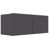 NNEVL TV Cabinets 4 pcs Grey 80x30x30 cm Engineered Wood