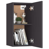NNEVL 3 Piece TV Cabinet Set Grey Chipboard