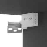 NNEVL 3 Piece TV Cabinet Set Grey Chipboard