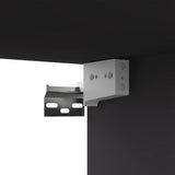 NNEVL 6 Piece TV Cabinet Set Grey Chipboard