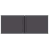 NNEVL TV Cabinets 3 pcs Grey Engineered Wood