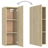 NNEVL 5 Piece TV Cabinet Set Sonoma Oak Chipboard