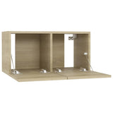 NNEVL 5 Piece TV Cabinet Set Sonoma Oak Chipboard