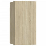 NNEVL 4 Piece TV Cabinet Set Sonoma Oak Chipboard